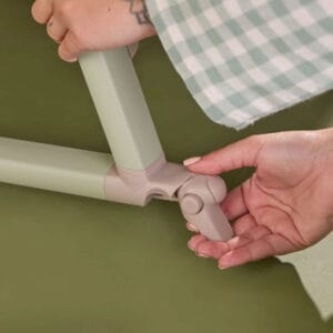 Tutti Bambini CoZee Air 2 Bedside Crib Drifted Oak Eucalyptus (12)