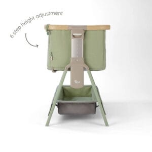 Tutti Bambini CoZee Air 2 Bedside Crib Drifted Oak Eucalyptus