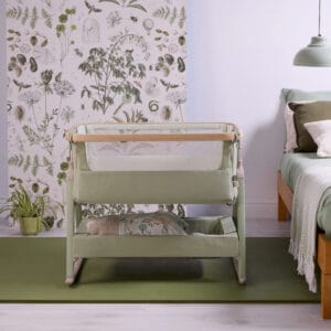 Tutti Bambini CoZee Air 2 Bedside Crib Drifted Oak Eucalyptus (7)