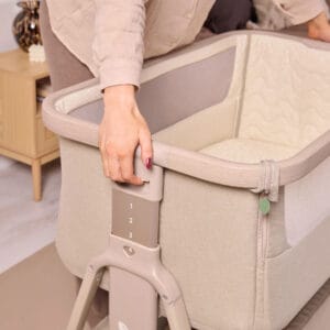 Tutti Bambini CoZee Air 2 Bedside Crib Soft Walnut Cocoa (10)