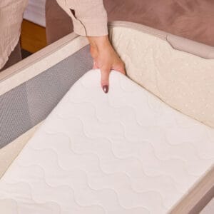 Tutti Bambini CoZee Air 2 Bedside Crib Soft Walnut Cocoa (11)