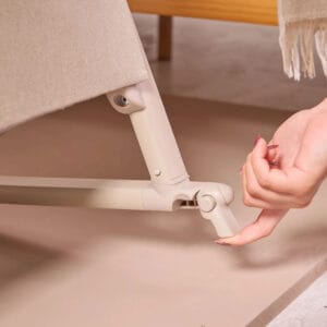 Tutti Bambini CoZee Air 2 Bedside Crib Soft Walnut Cocoa (13)