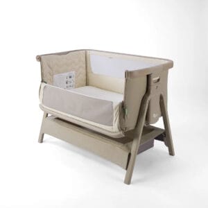 Tutti Bambini CoZee Air 2 Bedside Crib Soft Walnut Cocoa (3)