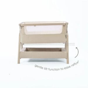 Tutti Bambini CoZee Air 2 Bedside Crib Soft Walnut Cocoa (5)