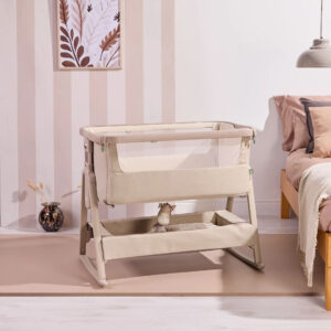 Tutti Bambini CoZee Air 2 Bedside Crib - Soft Walnut/Cocoa