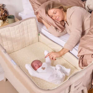 Tutti Bambini CoZee Air 2 Bedside Crib Soft Walnut Cocoa (9)