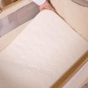 Tutti Bambini CoZee Air 2 Bedside Crib Toasted Oak Sand (13)