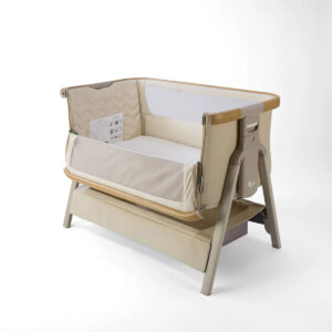 Tutti Bambini CoZee Air 2 Bedside Crib Toasted Oak Sand (4)