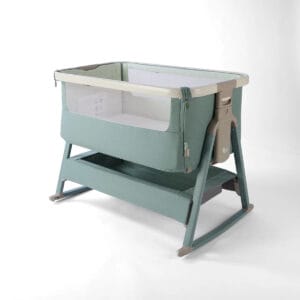 Tutti Bambini CoZee Air 2 Bedside Crib Whitewash Kelp