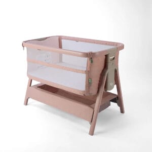 Tutti Bambini CoZee Zen Bedside Crib Blush (1)