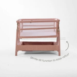 Tutti Bambini CoZee Zen Bedside Crib Blush (12)