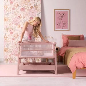 Tutti Bambini CoZee Zen Bedside Crib Blush (13)
