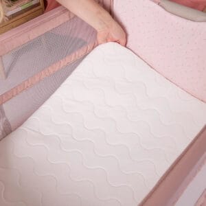 Tutti Bambini CoZee Zen Bedside Crib Blush (9)