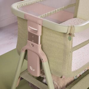Tutti Bambini CoZee Zen Bedside Crib Eucalyptus (9)