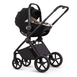 Venicci Claro 2 Chassis with Beige Car Seat Chocolate