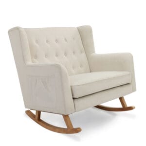 Babymore Lux Snuggle Rocking Chair Ivory (4)