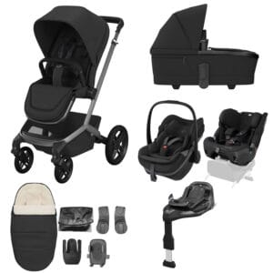 Maxi Cosi Fame 2026 10 Piece Premium Family XL Travel System Onyx Black