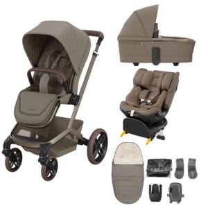 Maxi Cosi Fame 2026 8 Piece Emerald 360 Pro Bundle Oak Truffle