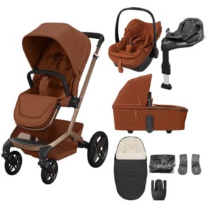 Maxi Cosi Fame 2026 8 Piece Premium Travel System Copper Terra
