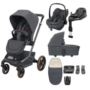 Maxi Cosi Fame 2026 8 Piece Premium Travel System Moon Graphite
