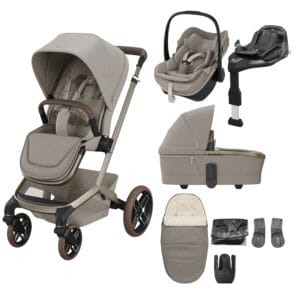 Maxi Cosi Fame 2026 8 Piece Premium Travel System Sapphire Sand