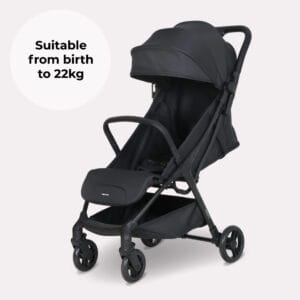 My Babiie MBX2 Compact Stroller Black (2)