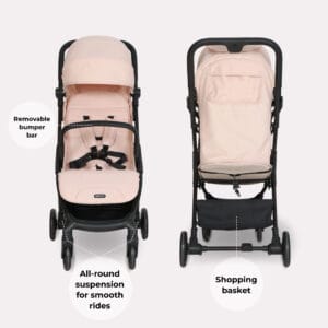 My Babiie MBX2 Compact Stroller Blush Pink (4)