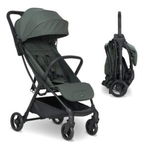 My Babiie MBX2 Compact Stroller Forest Green (1)