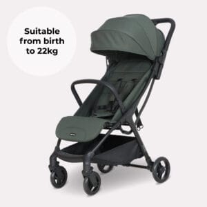 My Babiie MBX2 Compact Stroller Forest Green (3)
