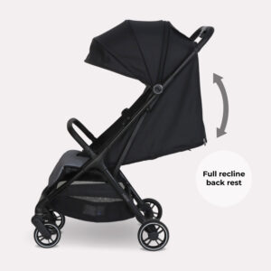My Babiie MBX6 Auto fold Stroller Black Grey (4)