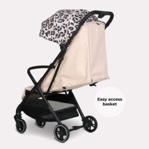 My Babiie MBX6 Auto fold Stroller Fawn Leopard (5)