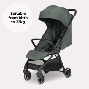 My Babiie MBX6 Auto fold Stroller Forest Green (2)