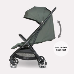 My Babiie MBX6 Auto fold Stroller Forest Green (4)