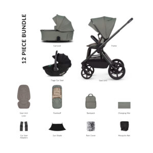 Venicci Upline 3 3in1 Aloe TIAGO BLACK