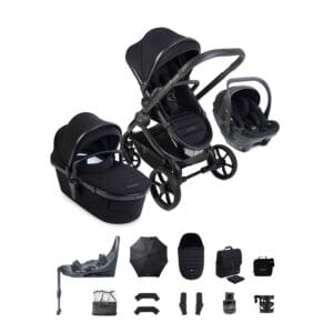 iCandy Peach 8 Black Complete Bundle with Cocoon 360 and Base Black