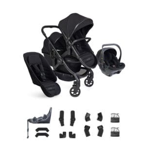 iCandy Peach 8 Black Double with Cocoon 360 and Base