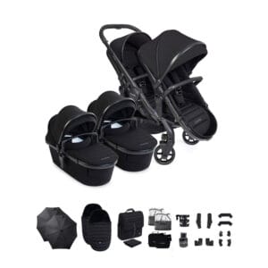iCandy Peach 8 Black Twin Complete Bundle
