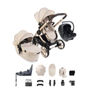 ICandy Peach 8 EDITIONS Biscotti Complete Bundle with Cocoon 360 and Base Black