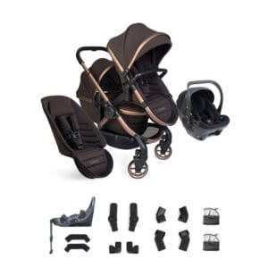 iCandy Peach 8 EDITIONS Pecan Double with Cocoon 360 and Base