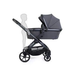 ICandy Peach 8 Grey Complete Bundle with Cocoon 360 and Base Black (1)