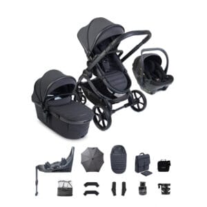 ICandy Peach 8 Grey Complete Bundle with Cocoon 360 and Base Black
