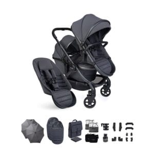 iCandy Peach 8 Grey Double Complete Bundle