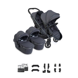 iCandy Peach 8 Grey Twin Combo