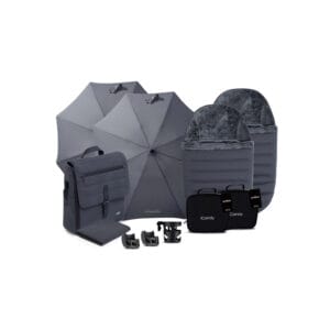 ICandy Peach 8 Grey Twin Complete Bundle (8)