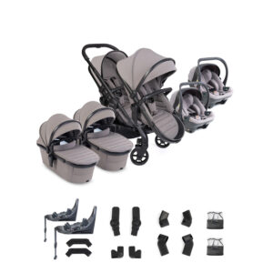 iCandy Peach 8 Porcini Twin with Cocoon 360 and Base