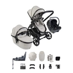 ICandy Peach 8 Taupe Complete Bundle with Cocoon 360 and Base Black