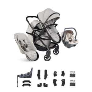 iCandy Peach 8 Taupe Double with Cocoon 360 and Base