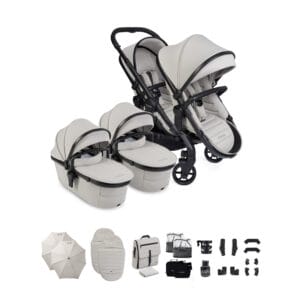 iCandy Peach 8 Taupe Twin Complete Bundle