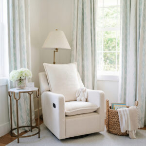 Bebe & Beyond Nestler Nursing Chair Off White Boucle (1)