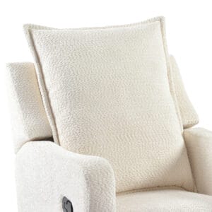 Bebe & Beyond Nestler Nursing Chair Off White Boucle (9)